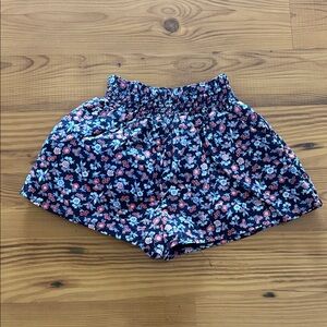 Janie and Jack Navy Floral Kids Shorts